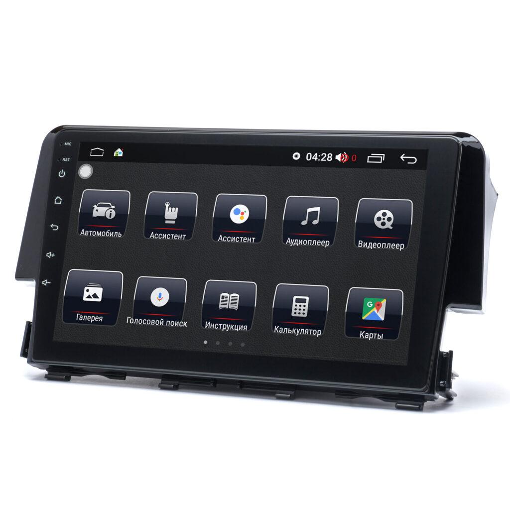 Штатна автомагнітола Prime-X 22-650/9B, 2+32, 4G для HONDA Civic 2016-2018
