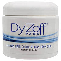 Салфетки влажные для удаления краски из кожи после окрашивания DY-ZOFF Pads, 80 шт