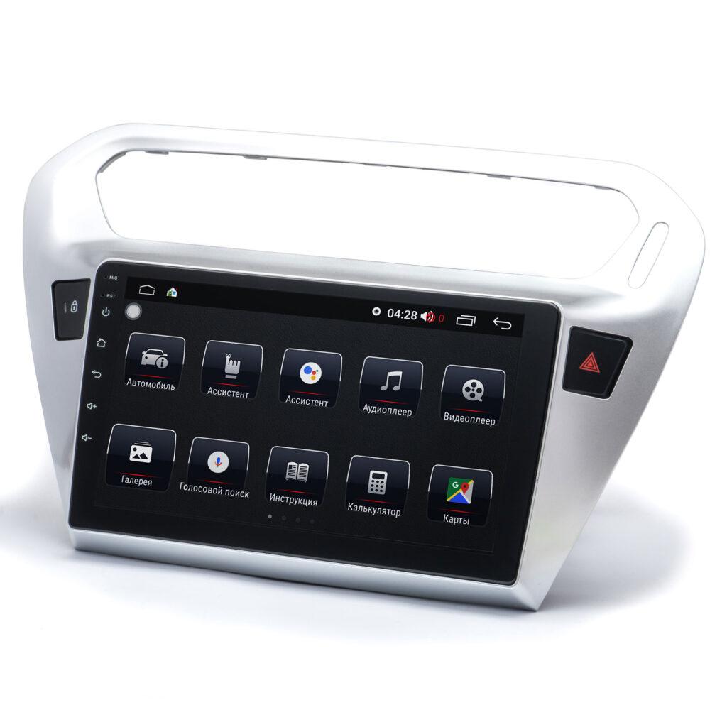 Штатна автомагнітола Prime-X 22-127/9M, 4+64, 4G для Peugeot 301 2012-2016