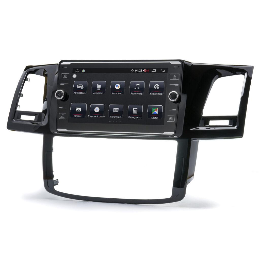 Штатна автомагнітола Prime-X 22-987/8K, 4+64, 4G для TOYOTA Fortuner/Hilux/SW4 2011-2015