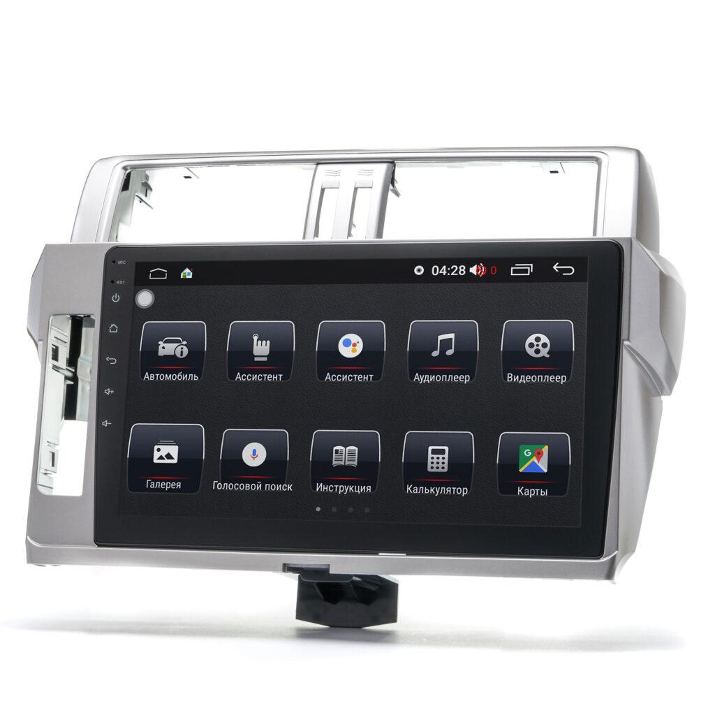 Штатна автомагнітола Prime-X 22-475/10B, 2+32, 4G для TOYOTA Land Cruiser Prado (150) 2013-2017