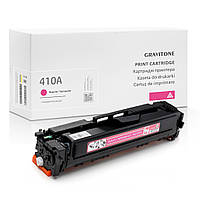 Картридж совместимый HP 410A MAGENTA (CF413A) пурпурный, стандартный ресурс, 2300 стр., аналог от Gravitone