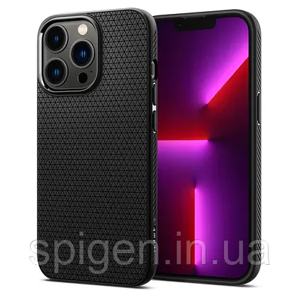 Чохол Spigen для iPhone 13 Pro - Liquid Air, Matte Black, фото 1