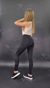 Лосини утеплені жіночі лосини класичні з микродайвинга на флісі