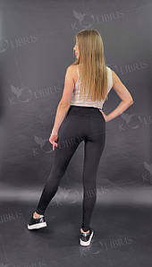 Лосини утеплені жіночі лосини класичні з микродайвинга на флісі