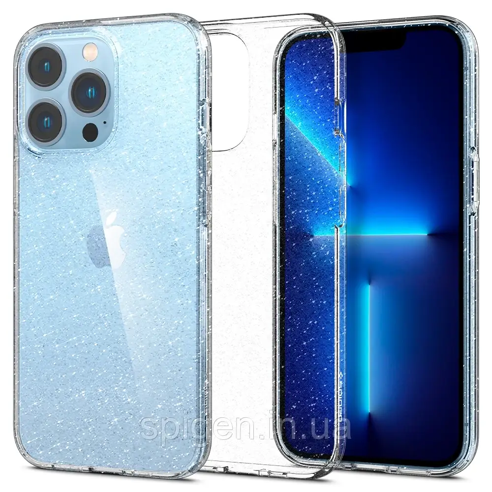 Чохол Spigen для iPhone 13 Pro - Liquid Crystal Glitter, Crystal Quartz