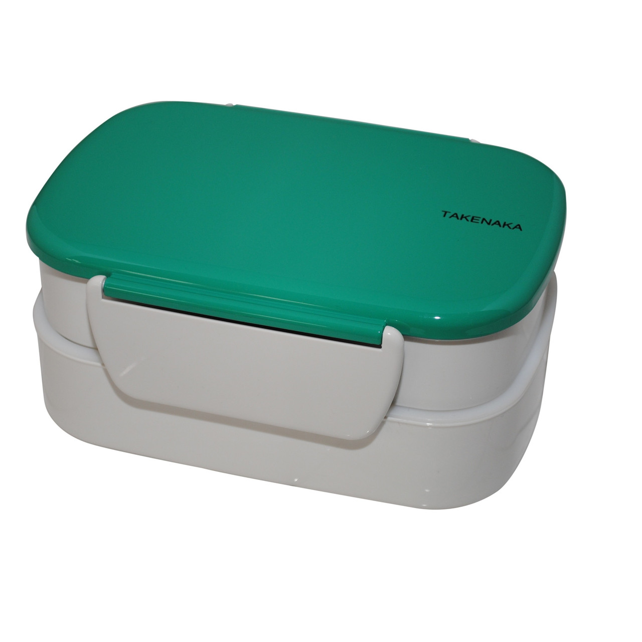 Ланчбокс 2в1 з роздільником Takenaka Bento Box Double 1,3 л Смарагдовий, фото 1