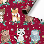 Папір подарункова Stewo 0,7 х 1,5 м Ruri red Швейцарія 2528590520