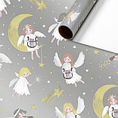 Папір подарункова Stewo 0,7 х 2,0 м Magdalena silver Швейцарія 2528590775