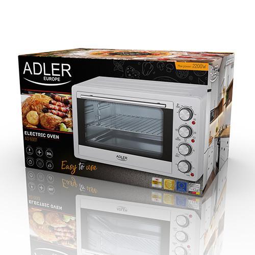 Електрична піч духовка Adler AD 6001 об'єм 35 л потужність 1500 Вт
