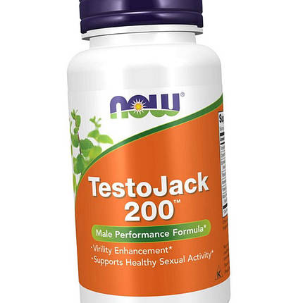 Бустер тестостерону NOW Testo Jack 200 60 капс Тестоджек, фото 2