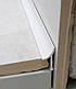 Білий внутрішній куточок для плитки, універсальний. АВП L-2.7м. Білий, фото 4