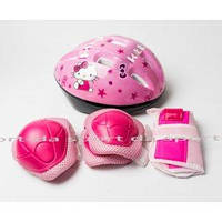 Набор - Hello Kitty (шлем и защита)