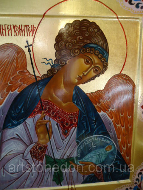 Икона Святого Ангела Хранителя на ковчежной доске - фото 4 - id-p231252260