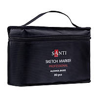 Набор маркеров SANTI, спиртовые, в сумке, 80 шт / уп
