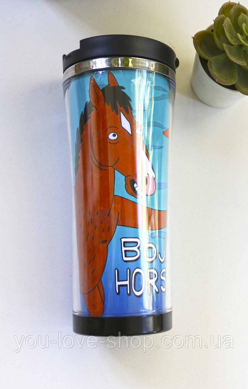 Термочашку Кінь БоДжек "Horse and milk" / BoJack Horseman