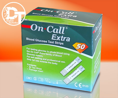 Тест-смужки On Call Extra — 50 шт.