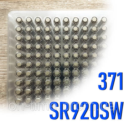 SR920SW Батарейка 371 оксид серебра. Silver Oxide Батарейки 920 аналог ...