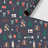 Папір подарункова Stewo 0,7 х 2,0 м Cristmas traditions Швейцарія 2528151098-4