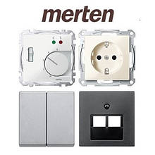Механізми, клавіші і накладки Merten System M (M-Pure, M-Plan)