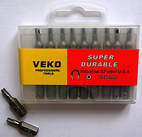 Біти для шуруповерта VEKO T15*25 мм (20 шт. в упаковці)