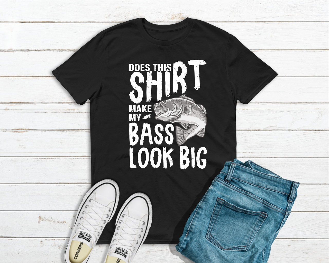 Футболка YOUstyle Fishing 0792 XL Black, фото 1