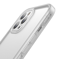 Чехол бампер для Iphone 12 Pro Max BASEUS Camera Lens Protector Белый FRAPIPH67N-02