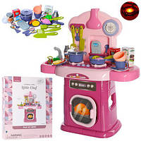 Кухня дитяча ігрова 661-507, 51-21-в60 см, звук, світло, мийка, посуд, продукти, 38 предметів