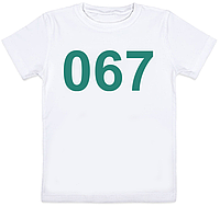 Дитяча футболка Squid Game - 067 - Kang Sae-Byeok (біла)