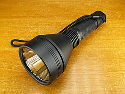 Ліхтар Convoy L21B, OSRAM KW CULPM1.TG 6500K, драйвер 8A 12 груп із термоконтролем, 1190 м, чорний корпус.