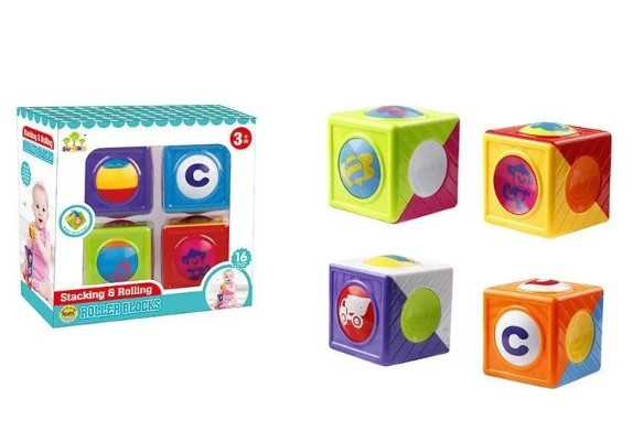 Розвиваюча гра для самих маленьких Кубики Логіка