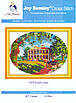 Набір для вишивання за нанесеною на канву схемою South estate". AIDA 14CT printed 61*48 см, фото 3