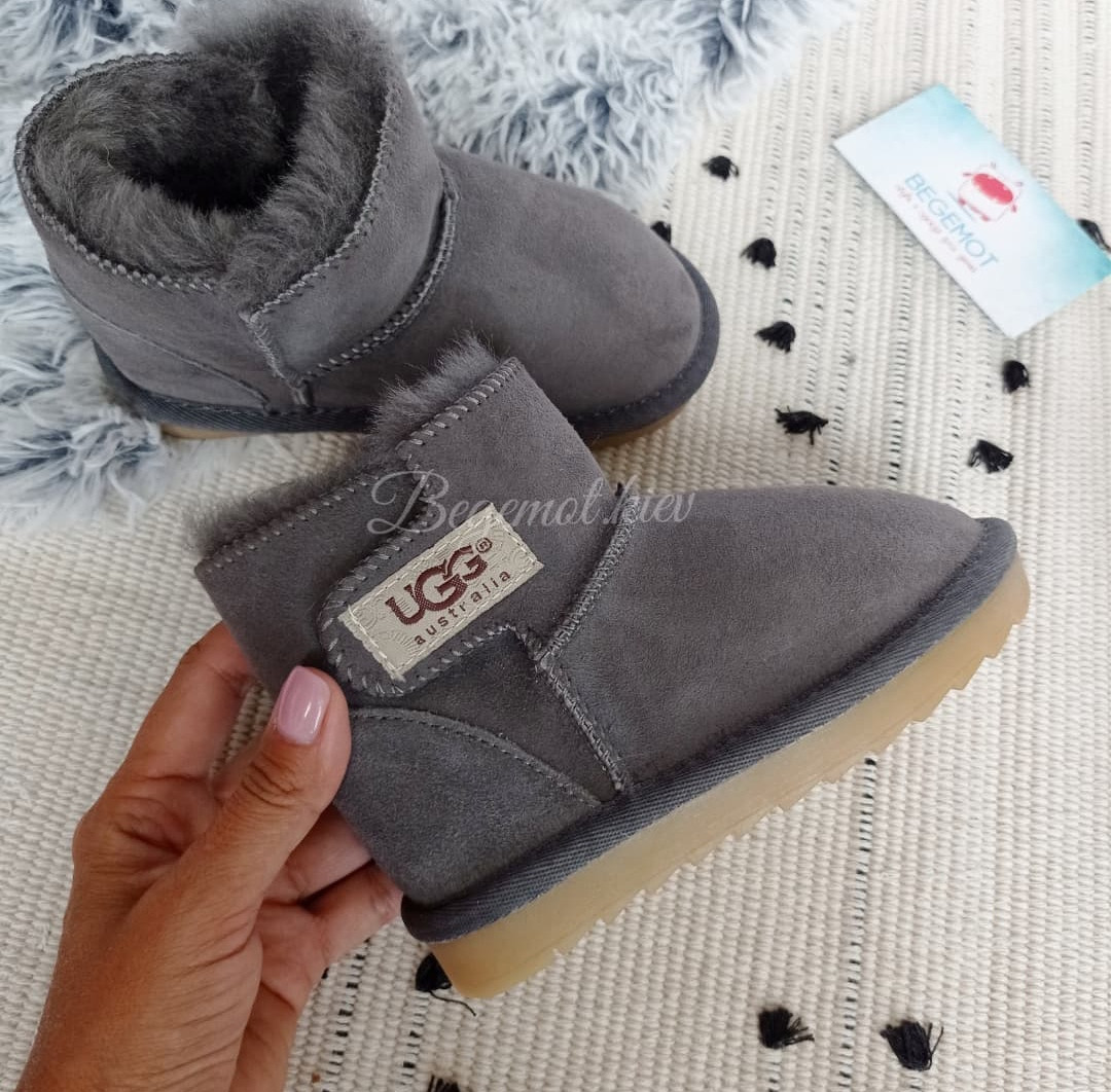 Дитячі уггі UGG натуральна овчина UGG Australia Сірий