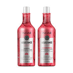 Безсульфатний набір, шампунь та кондиціонер, від випадіння волосся, Іноар Лотос, 2х1000 ml
