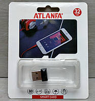 Флеш пам'ять USB 2.0 32Gb ATLANFA AT-U10 у вигляді адаптера (1,7 см)