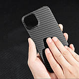 Карбоновий чохол для Apple iPhone 13 Karbon case, фото 3