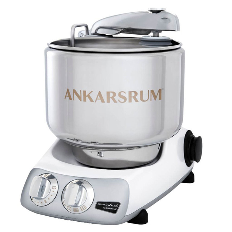 Тістоміс AKM6230PB 1500 Вт Ankarsrum Assistant Original, білий глянцевий