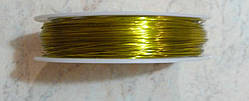 Дріт у бобіні золото товщина 0,37 мм 50 м
