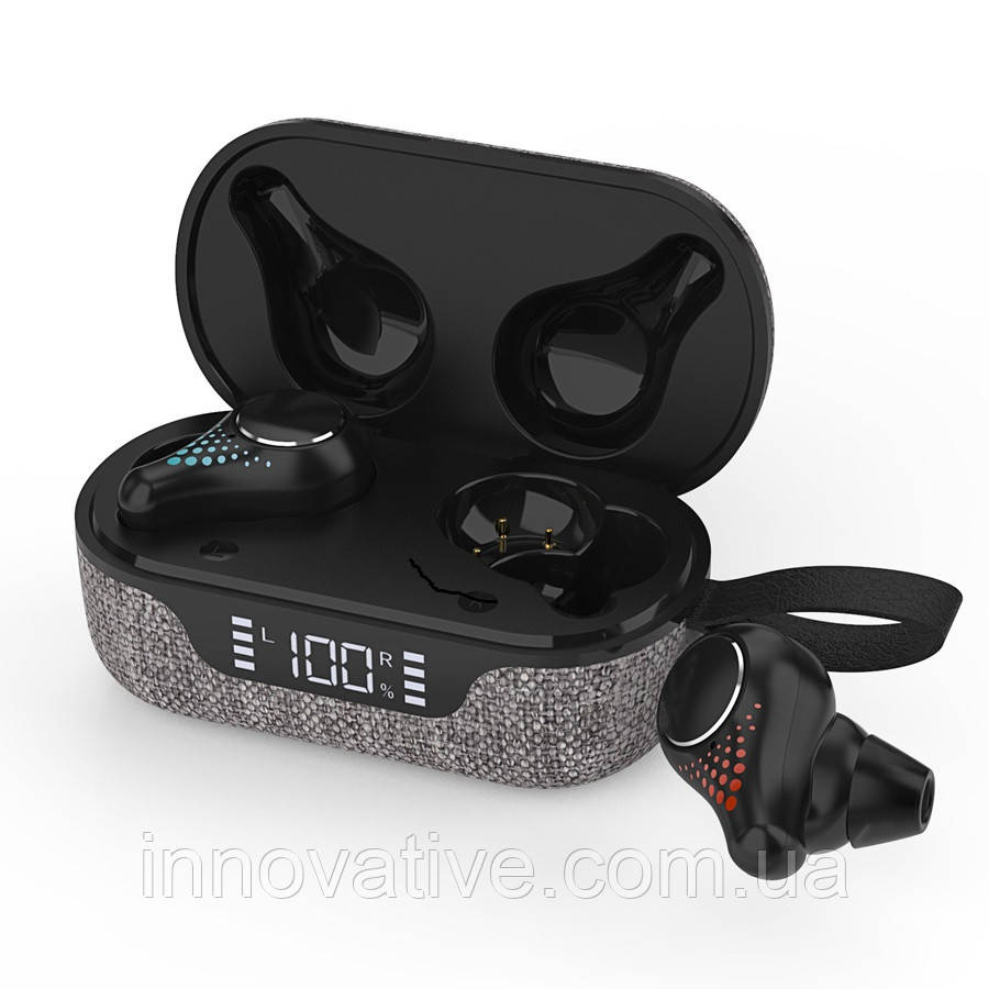 Бездротові Bluetooth-навушники Earbuds T8 (Сріблястий)