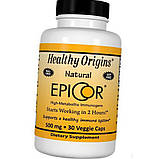 Епикор Healthy Origins Epicor 500 мг 30 капсул вег, фото 3