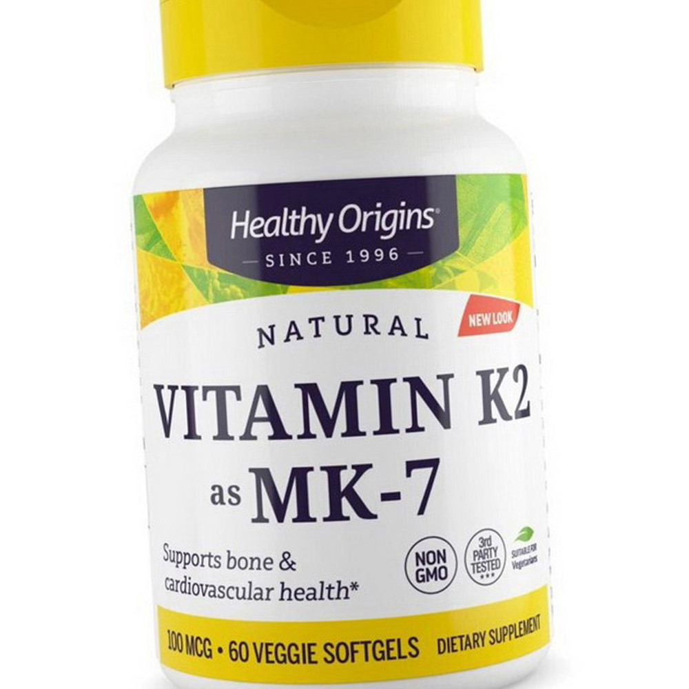 Вітамін К2 Healthy Origins Vitamin K2 as MK-7 60 капс
