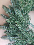 Новорічний вінок литий "Преміум" зелений 55см / Вінок хвойний / Новорічний вінок / Декор, фото 2