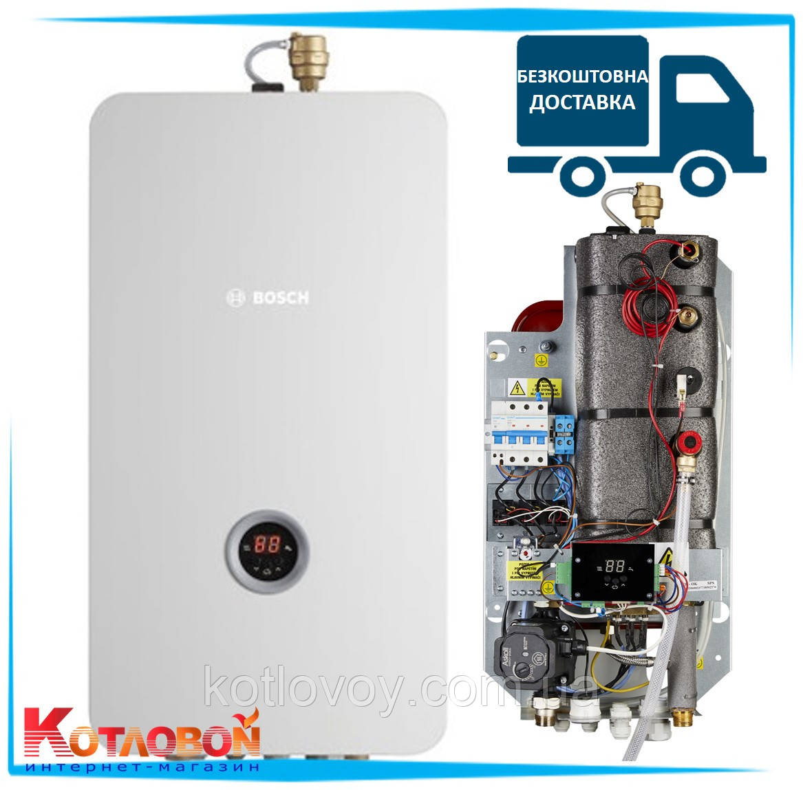 Електричний котел Bosch Tronic Heat 3000