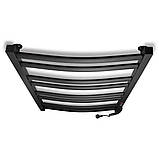 Рушникосушка електрична Flyme Black EF 900R (терморегулятор, таймер) праве підключення, фото 6