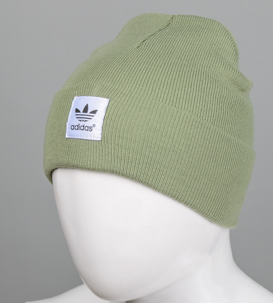 Шапка молодіжна "Ріжки" Adidas (m20), Оливковий