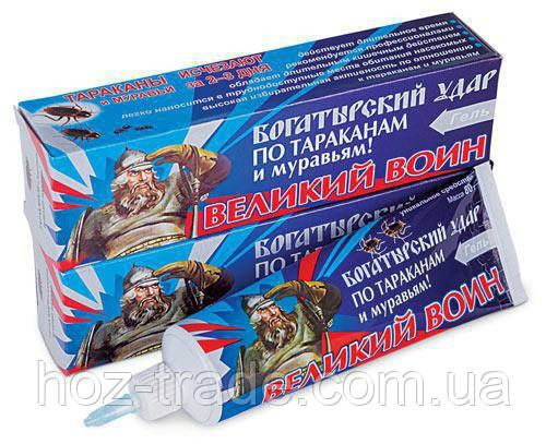 Гель Великий воїн від тарганів, 80 г Оригінал.