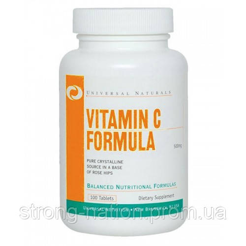 Universal Nutrition Vitamin C Formula (500mg) | 100 tab |
