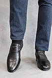 Чоловічі туфлі шкіряні весна/осінь чорні Vivaro 650, фото 2