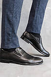Чоловічі туфлі шкіряні весна/осінь чорні Vivaro 650, фото 4