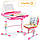 Парта трансформер и стульчик Evo-kids Evo-17, 70см (с лампой и подставкой), 4 цвета, фото 2